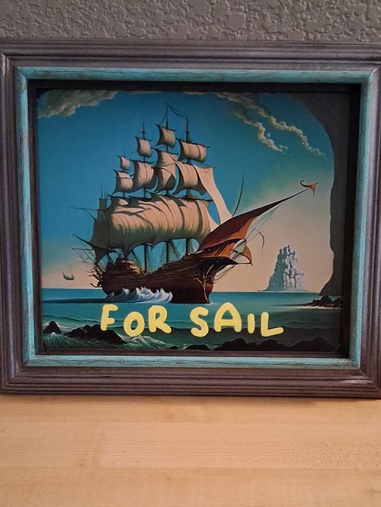 Other - Novelty Sailing Ship Wall Art - For Sail